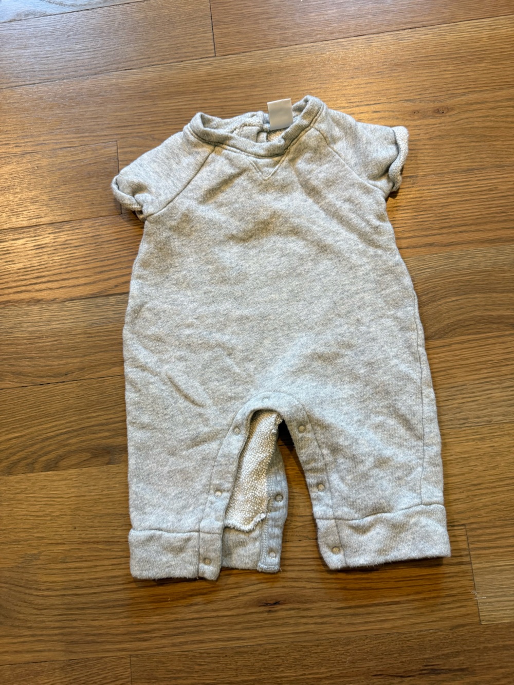 GAP Baby Heather Gray Romper